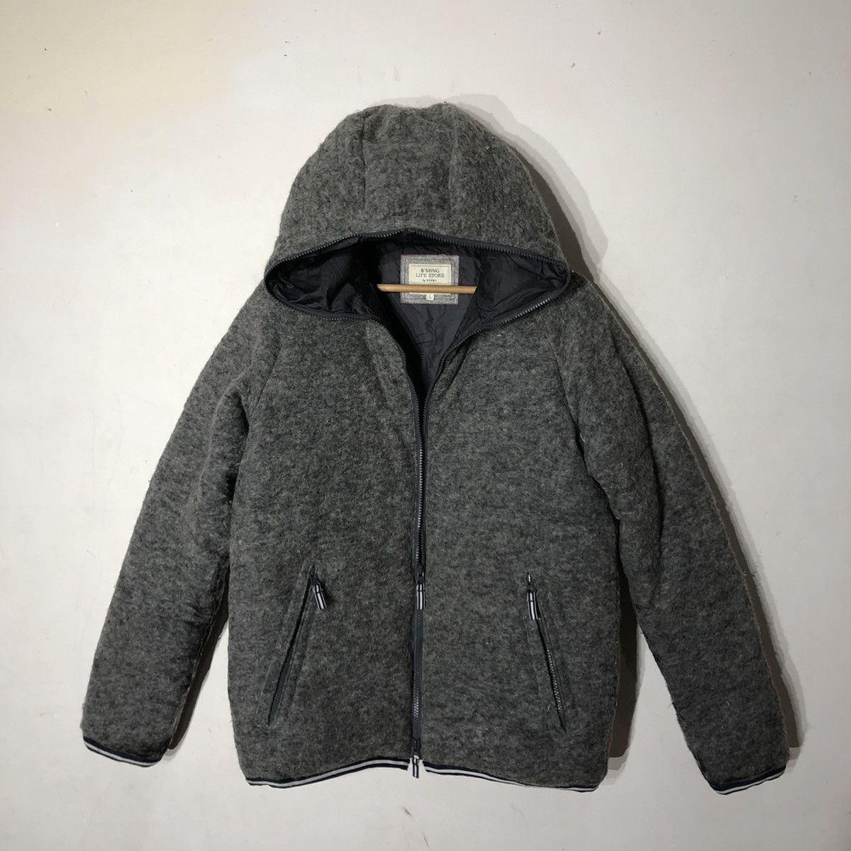 Beams Plus Wool Puffer Hoodie Jacket by Beams Fabric Of Japan Size US L / EU 52-54 / 3 - 6 Thumbnail