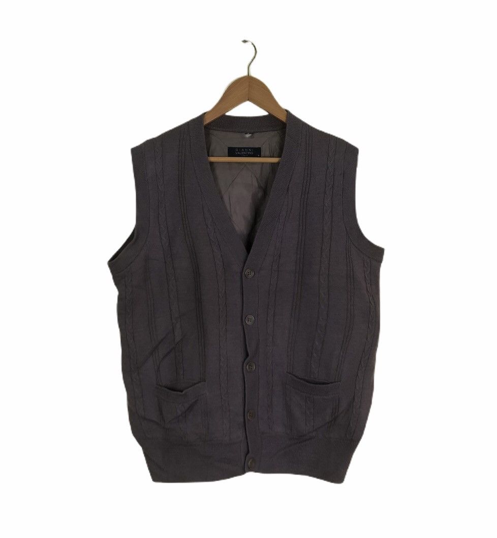 Japanese Brand × Vintage Vintage Knitwear Vest Gianni Valentino Paris Kanye Style Size US M / EU 48-50 / 2 - 1 Thumbnail
