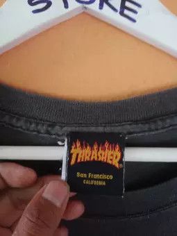 Thrasher Vintage 90s Thrasher Tshirts Skateboard Hip Hop Size US L / EU 52-54 / 3 - 7 Thumbnail