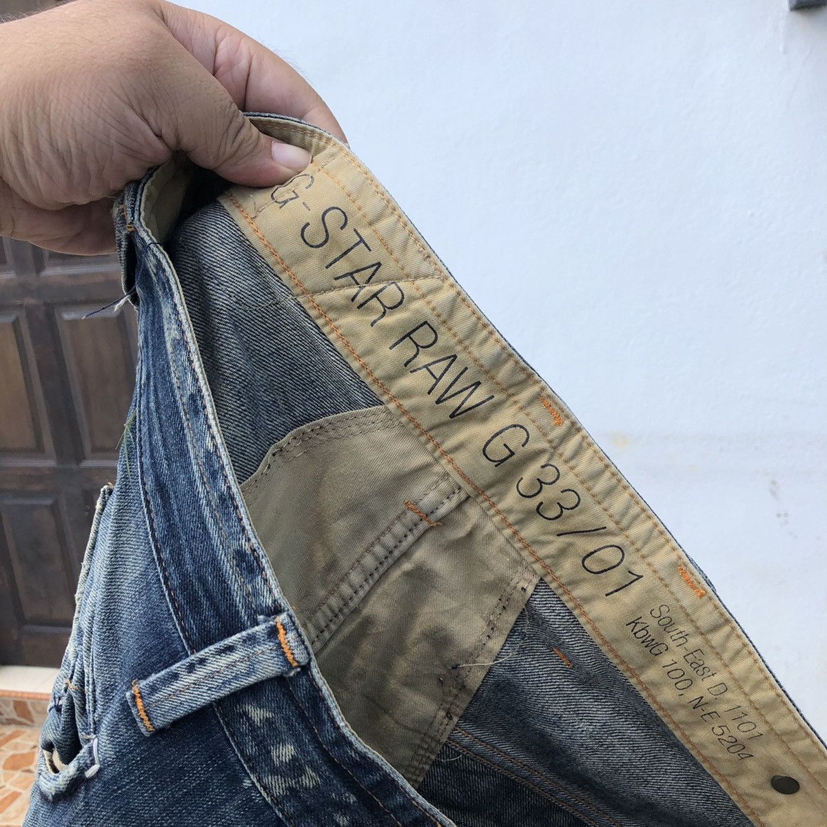 G-Star VINTAGE DISTRESSED DENIM JEANS G-STAR RAW MULTI POCKET Size US 35 - 14 Thumbnail