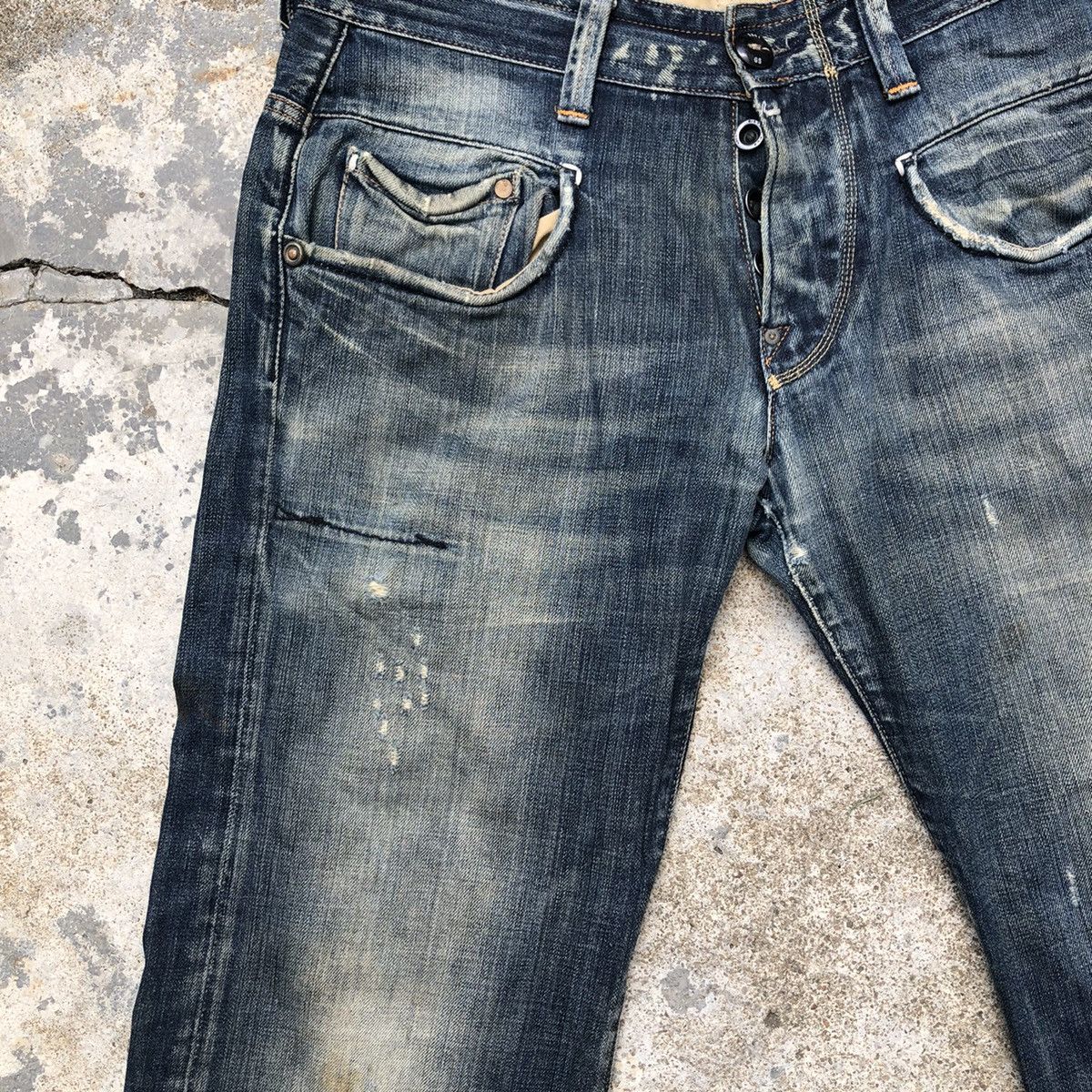 G-Star VINTAGE DISTRESSED DENIM JEANS G-STAR RAW MULTI POCKET Size US 35 - 7 Thumbnail