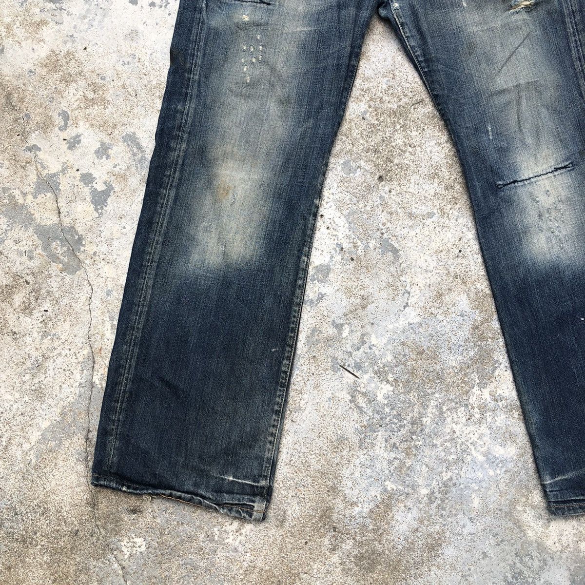 G-Star VINTAGE DISTRESSED DENIM JEANS G-STAR RAW MULTI POCKET Size US 35 - 8 Thumbnail