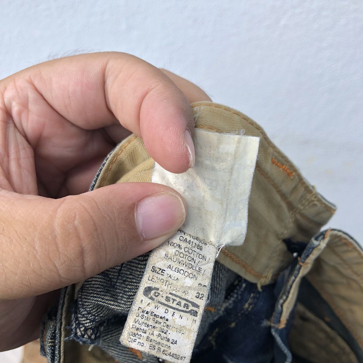 G-Star VINTAGE DISTRESSED DENIM JEANS G-STAR RAW MULTI POCKET Size US 35 - 17 Thumbnail