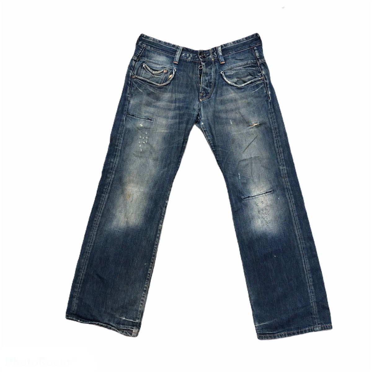G-Star VINTAGE DISTRESSED DENIM JEANS G-STAR RAW MULTI POCKET Size US 35 - 1 Thumbnail