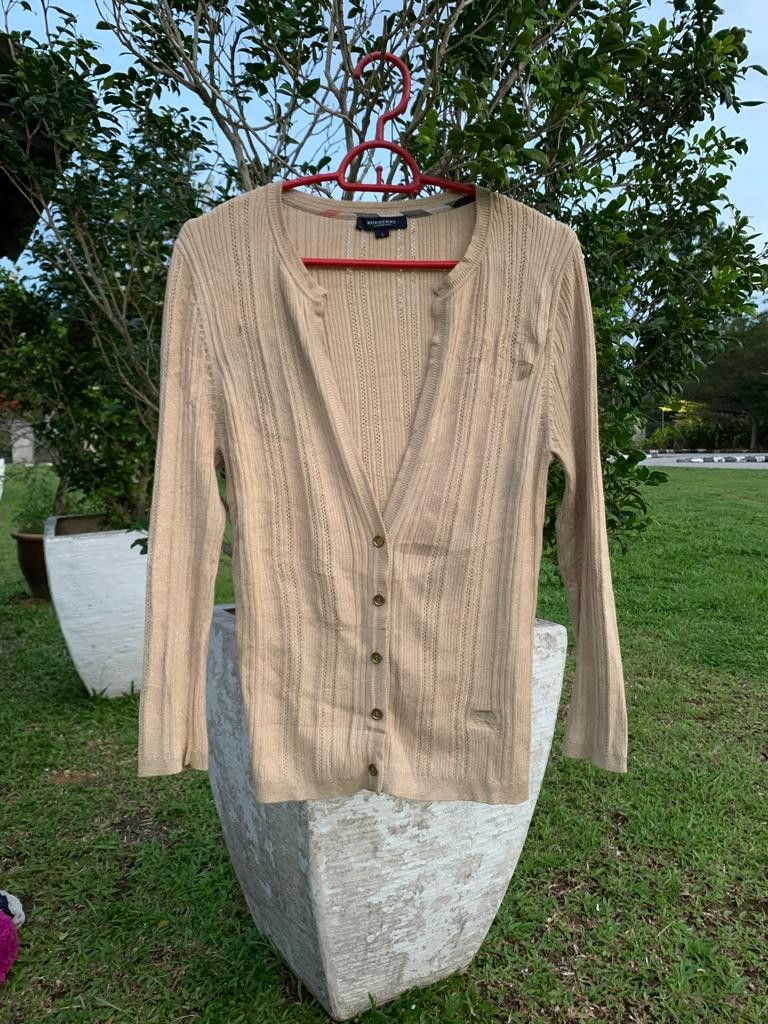 image of Burberry Cardigan Button Up, Women's (Size XS)