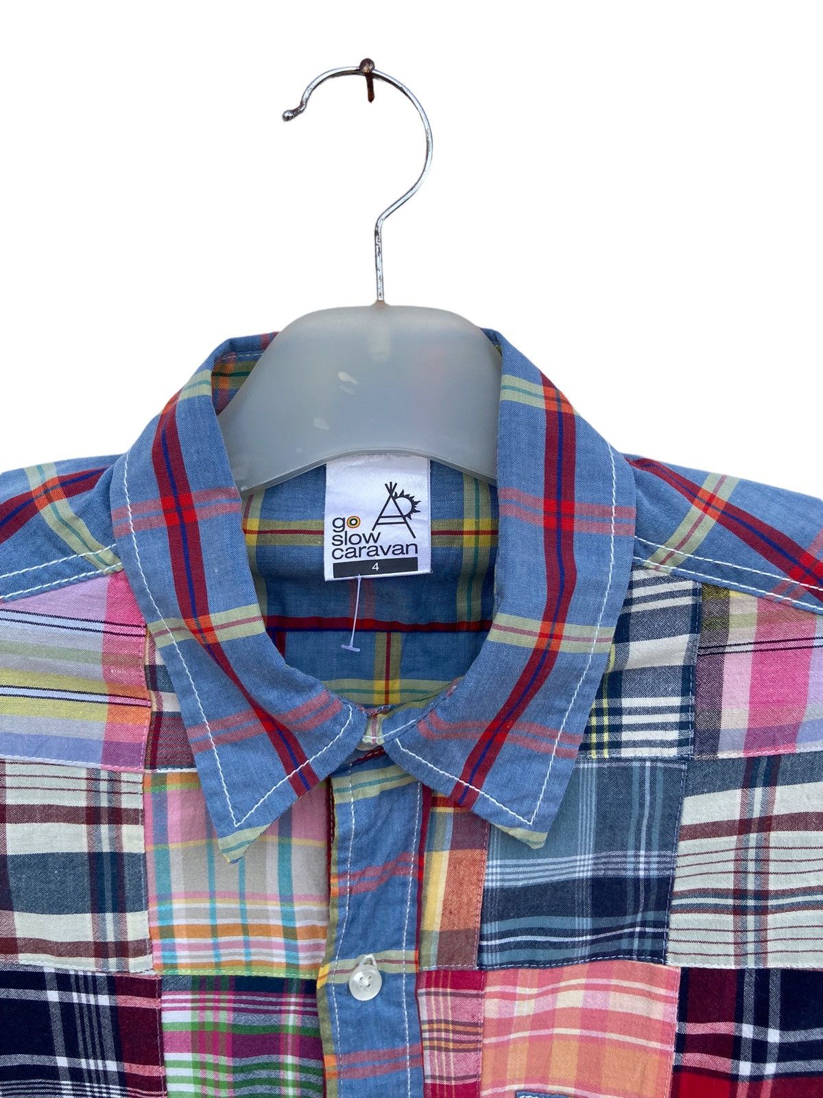 go slow caravan Go Slow Caravan Patchwork Shirt Size US M / EU 48-50 / 2 - 4 Thumbnail