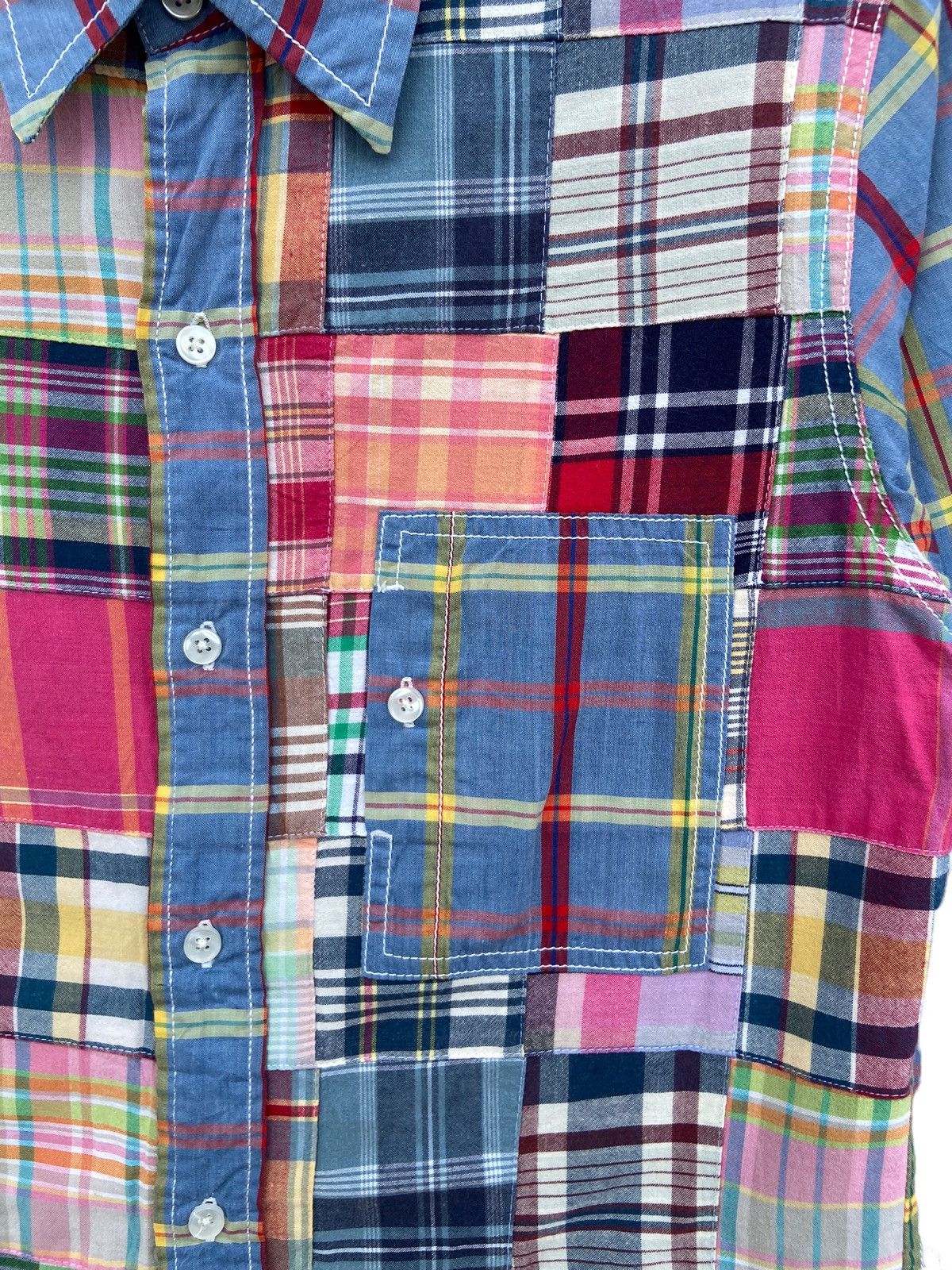 go slow caravan Go Slow Caravan Patchwork Shirt Size US M / EU 48-50 / 2 - 3 Thumbnail