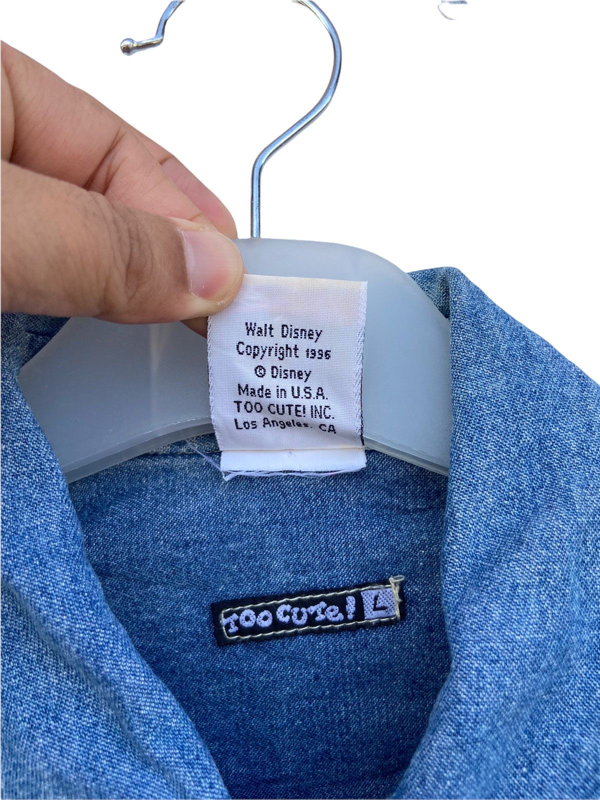 Mickey Mouse MICKEY MOUSE SUN FADED CHAMBRAY SHIRT Size US L / EU 52-54 / 3 - 4 Thumbnail