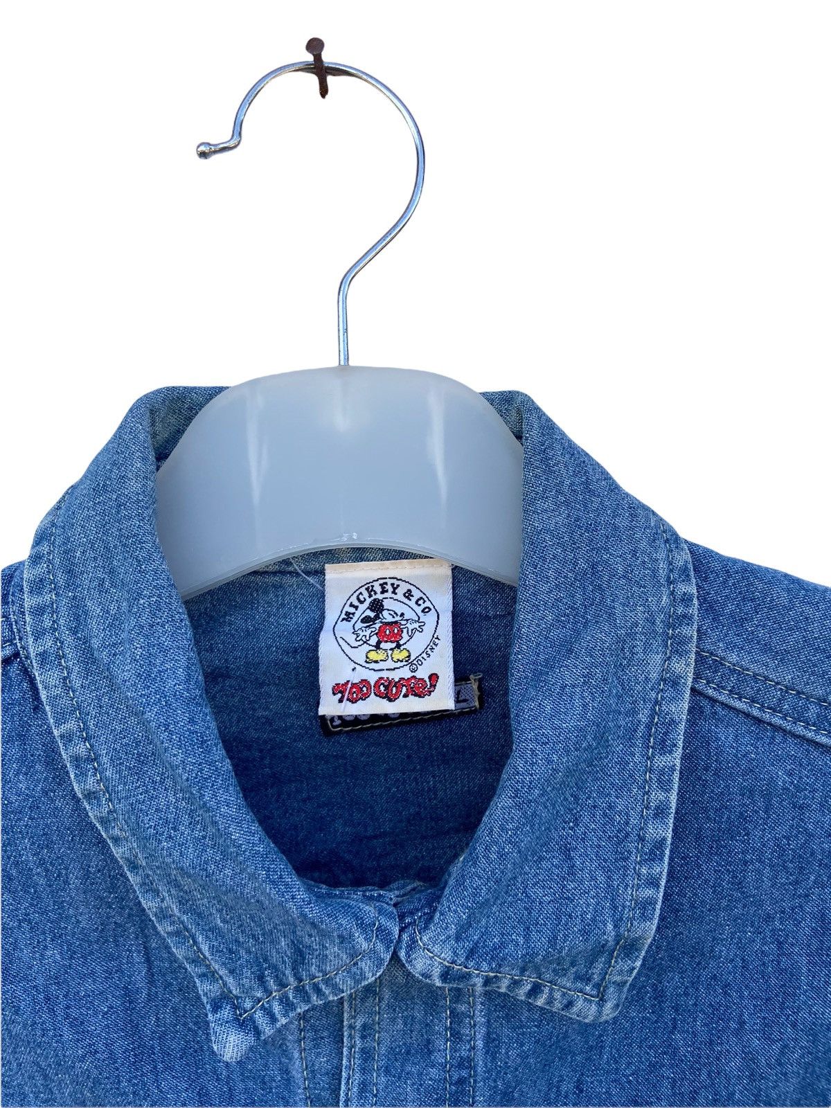 Mickey Mouse MICKEY MOUSE SUN FADED CHAMBRAY SHIRT Size US L / EU 52-54 / 3 - 3 Thumbnail