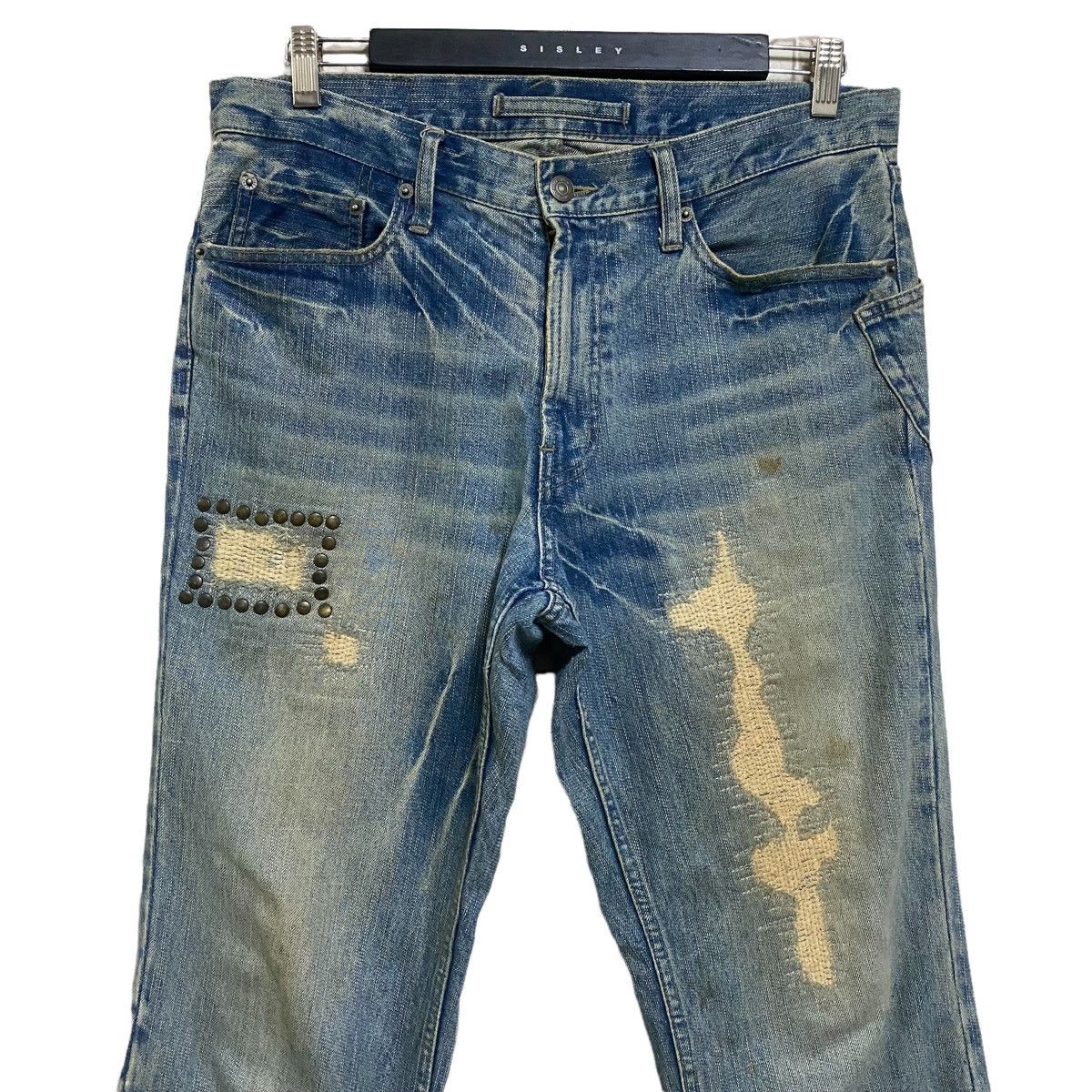 PPFM PPFM Archive Denim Distressed Jeans Size US 34 / EU 50 - 3 Thumbnail