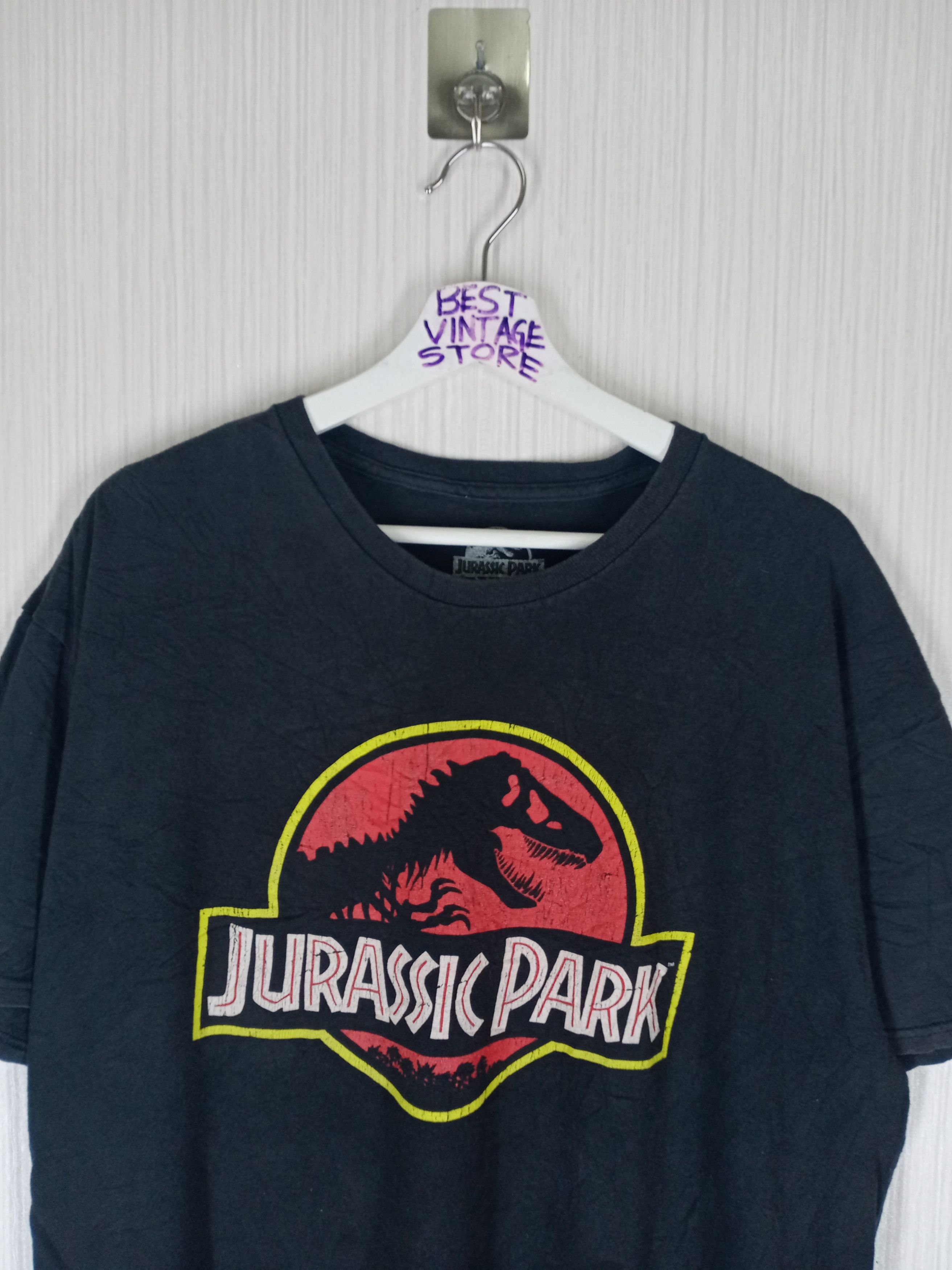 Universal Studios × Vintage Vintage Jurassic Park T Shirt - movie game playstation sega Size US XL / EU 56 / 4 - 4 Thumbnail