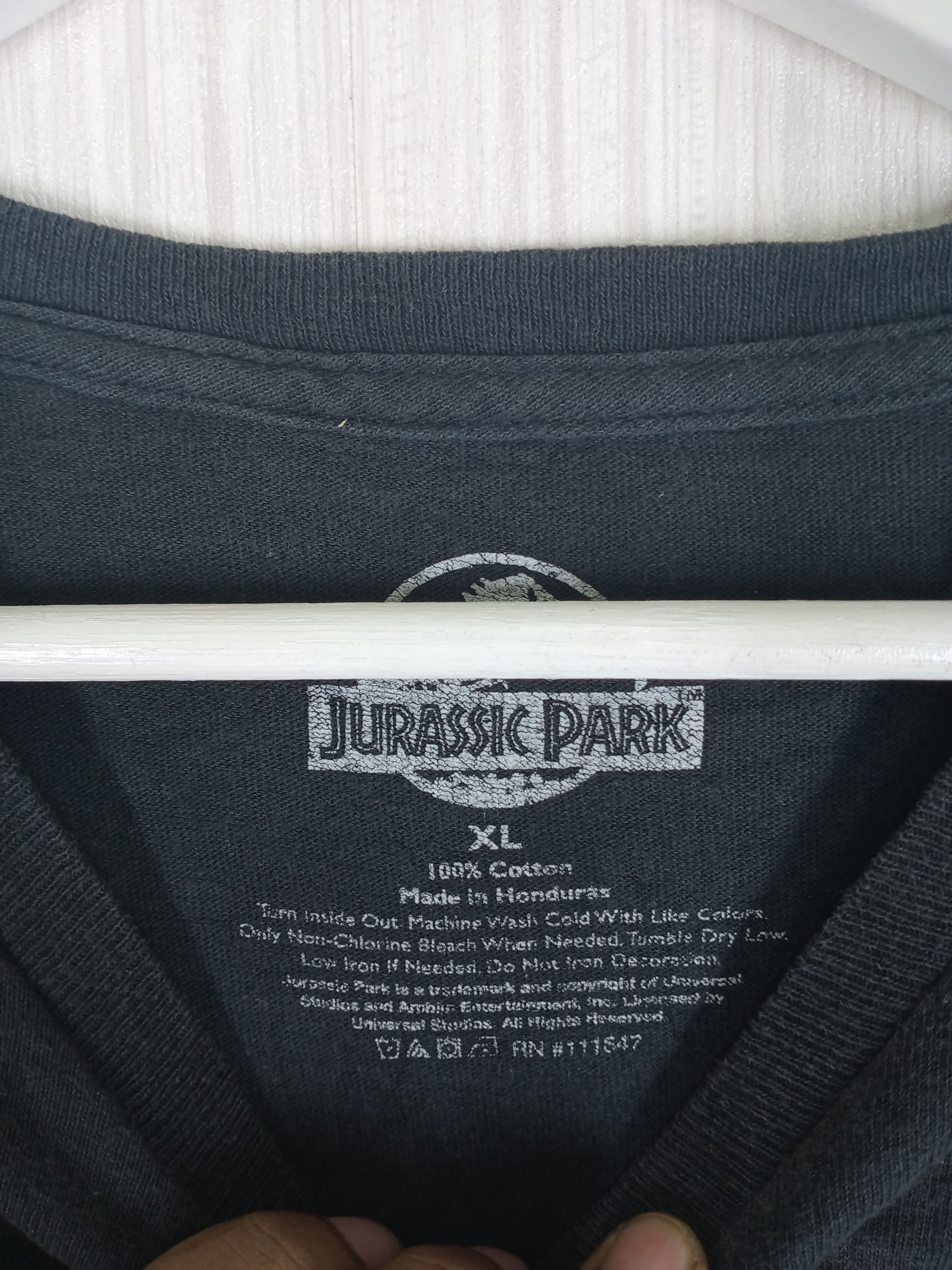 Universal Studios × Vintage Vintage Jurassic Park T Shirt - movie game playstation sega Size US XL / EU 56 / 4 - 3 Thumbnail