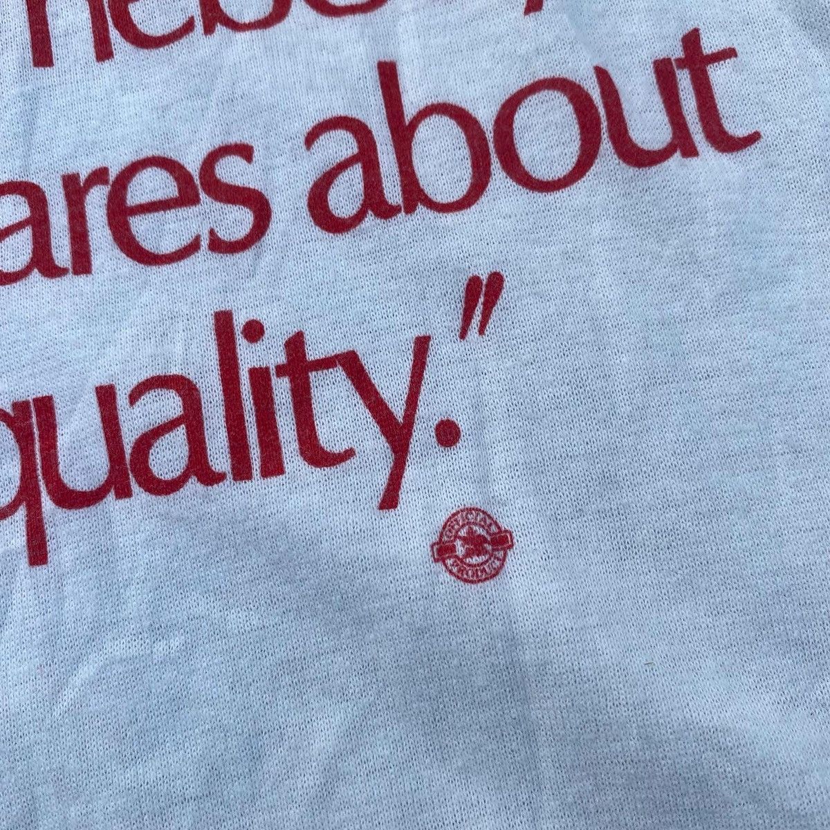 Budweiser × Vintage Vintage Ringe Tee Budweiser Logo 80s Size US M / EU 48-50 / 2 - 3 Thumbnail