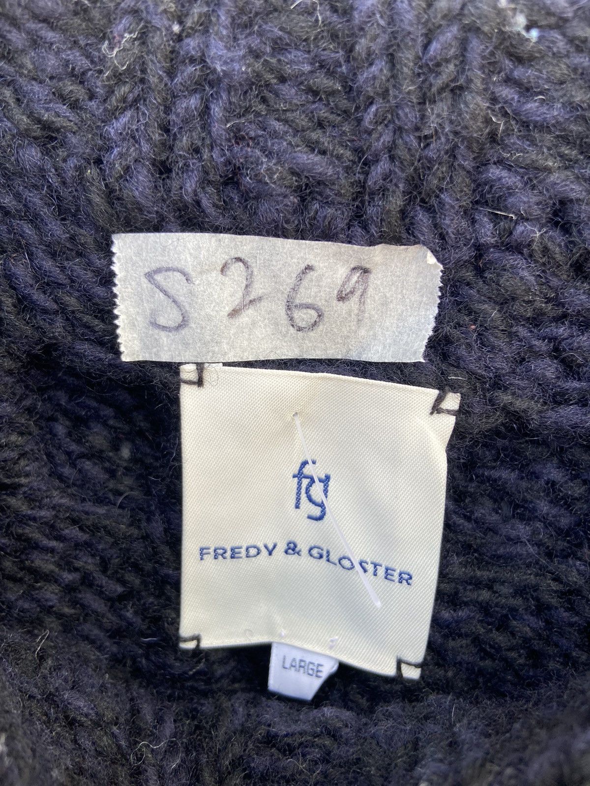 Japanese Brand FREDY & GLOSTER KNITTED SWEARSHIRT Size US L / EU 52-54 / 3 - 3 Thumbnail