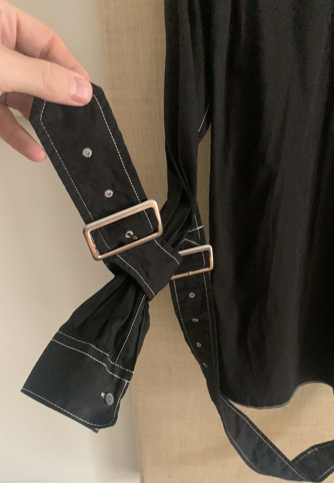 Comme des Garcons × Junya Watanabe Comme des garçons bondage,straps and buckle sleeve shirt Size US S / EU 44-46 / 1 - 5 Thumbnail