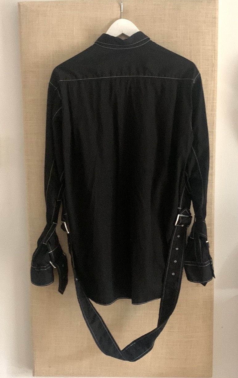 Comme des Garcons × Junya Watanabe Comme des garçons bondage,straps and buckle sleeve shirt Size US S / EU 44-46 / 1 - 2 Thumbnail