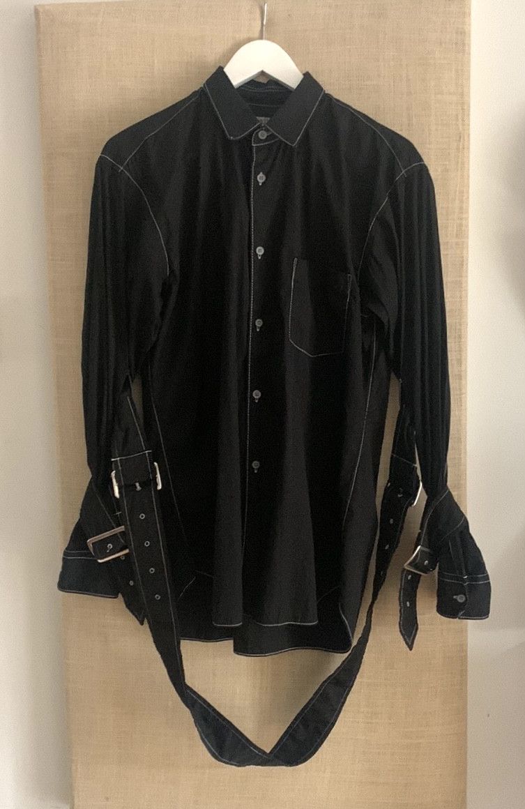 Comme des Garcons × Junya Watanabe Comme des garçons bondage,straps and buckle sleeve shirt Size US S / EU 44-46 / 1 - 1 Thumbnail