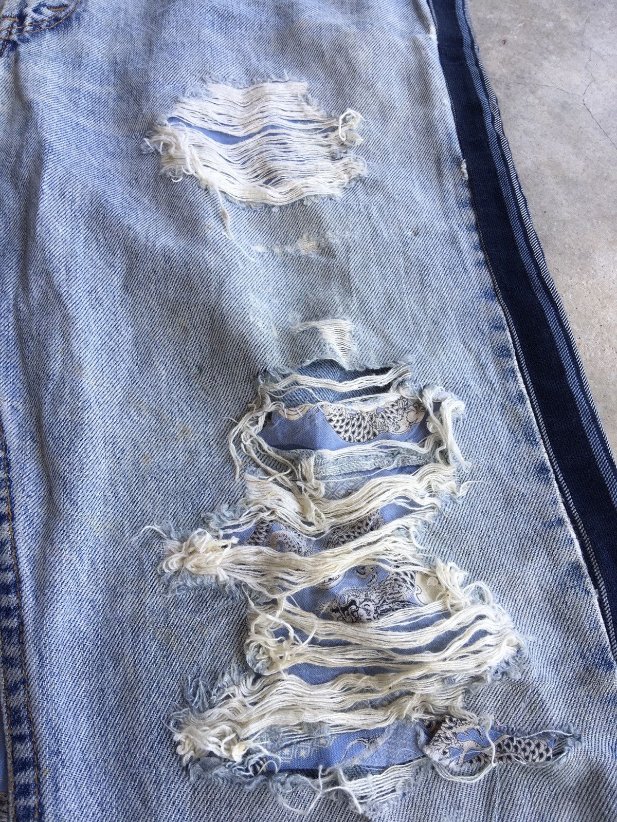 Other Custom Made Dragon Distressed Jeans sz 36 Size US 36 / EU 52 - 6 Thumbnail