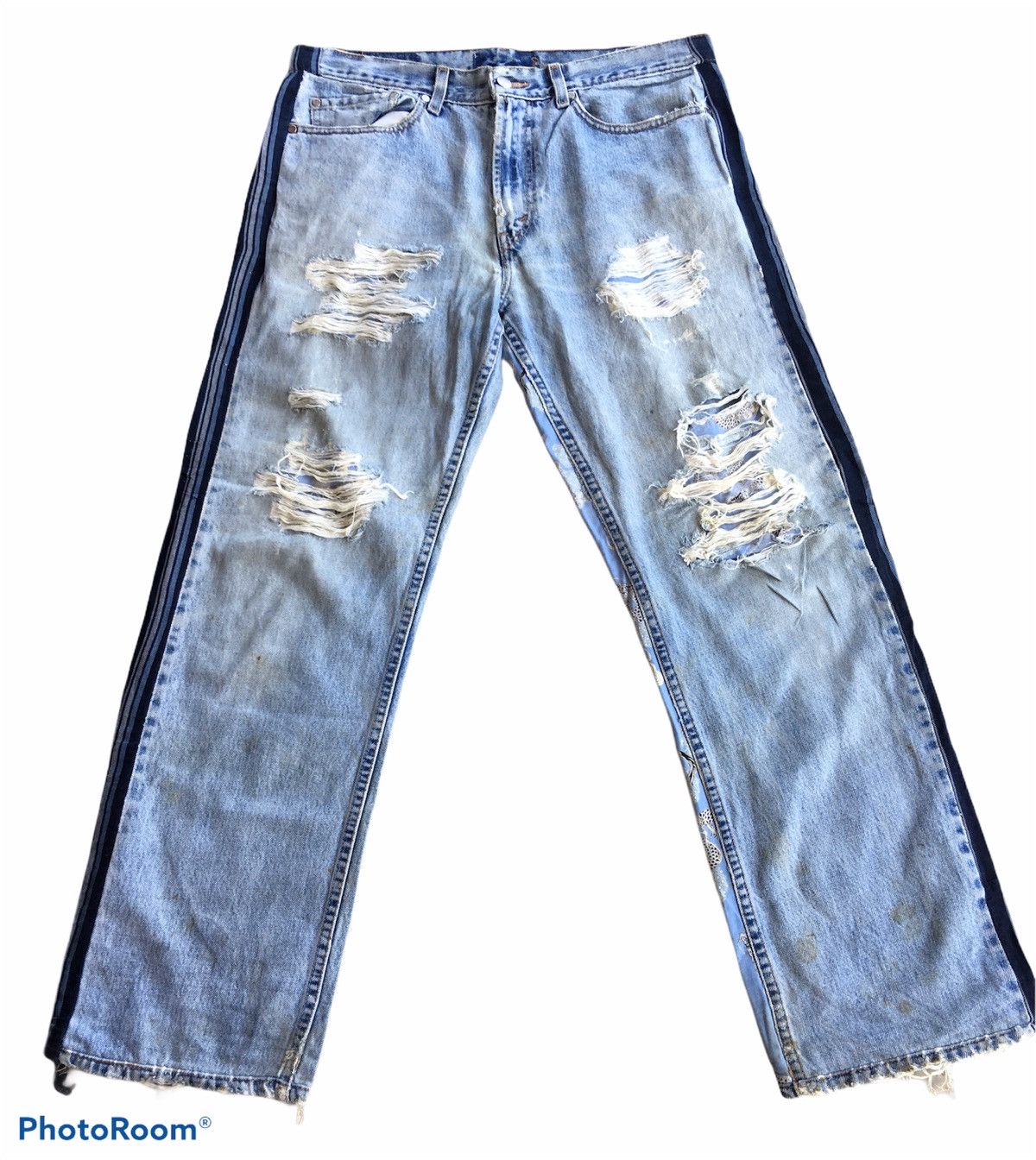 Other Custom Made Dragon Distressed Jeans sz 36 Size US 36 / EU 52 - 4 Thumbnail