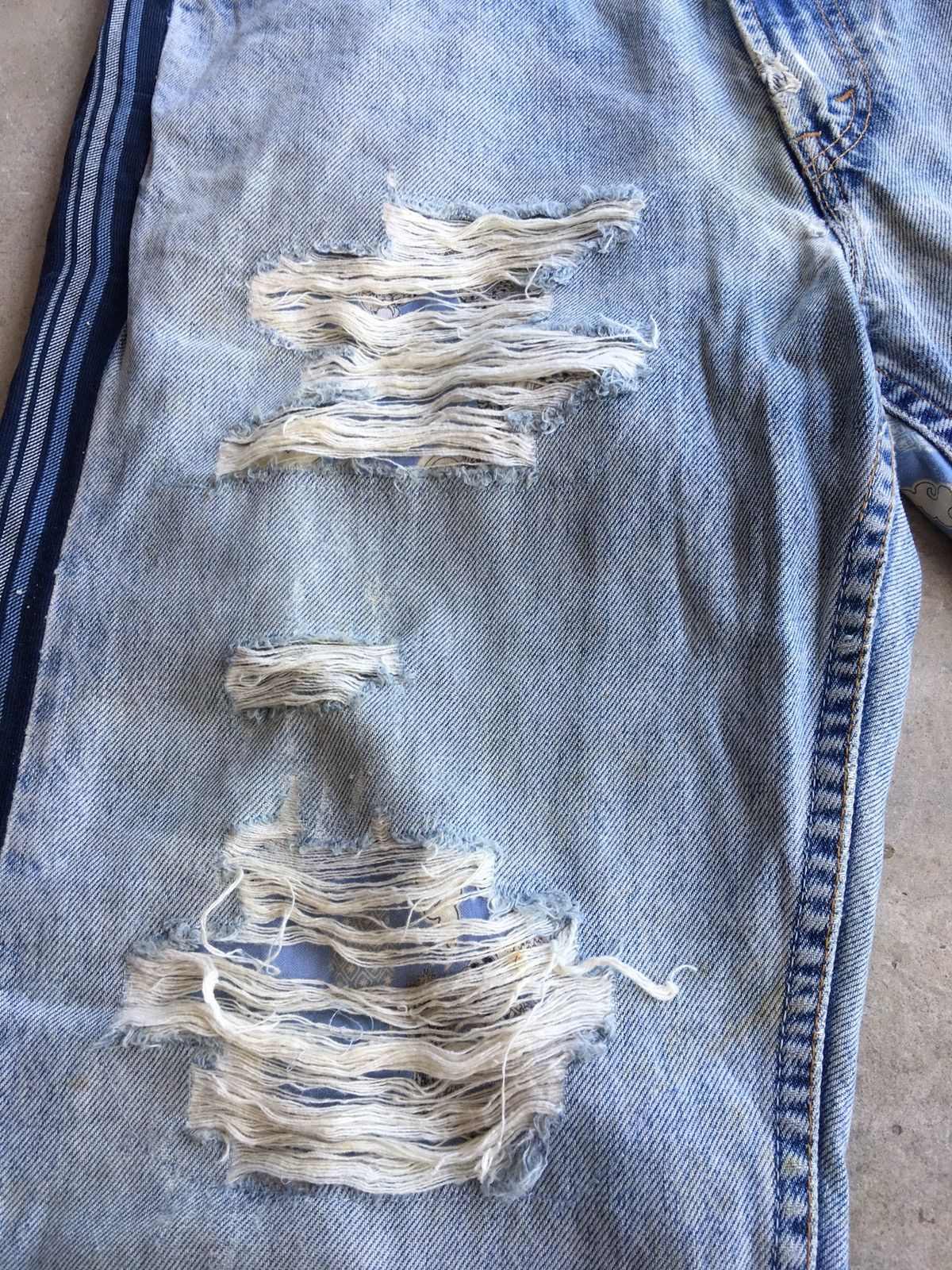 Other Custom Made Dragon Distressed Jeans sz 36 Size US 36 / EU 52 - 7 Thumbnail