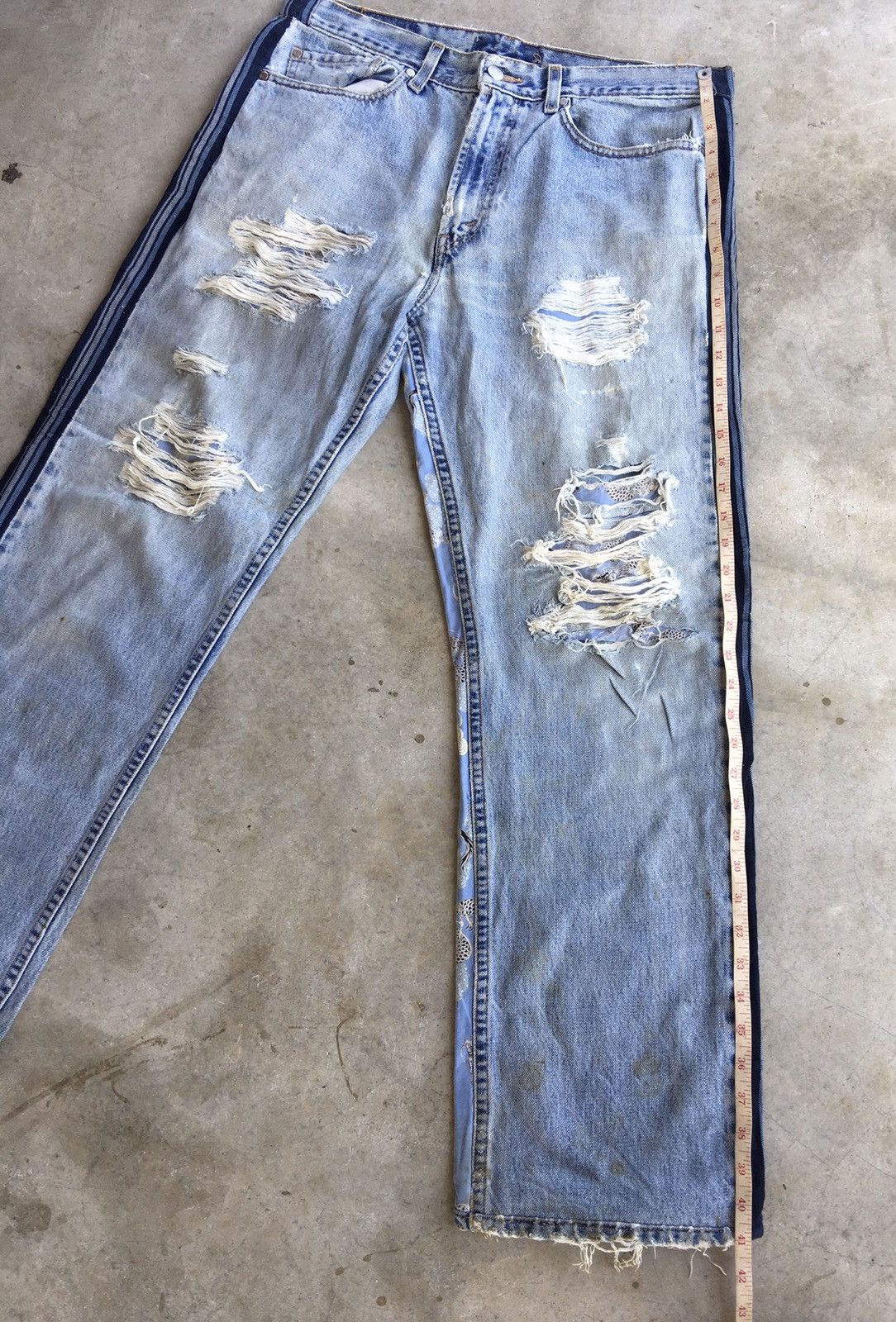 Other Custom Made Dragon Distressed Jeans sz 36 Size US 36 / EU 52 - 9 Thumbnail