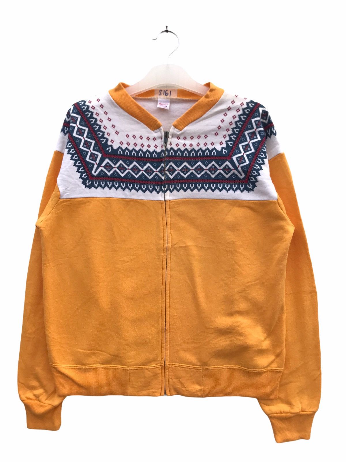 image of Cheswick By Sugar Cane Snow Pattern Jacket in Yellow, Men's (Size Medium)