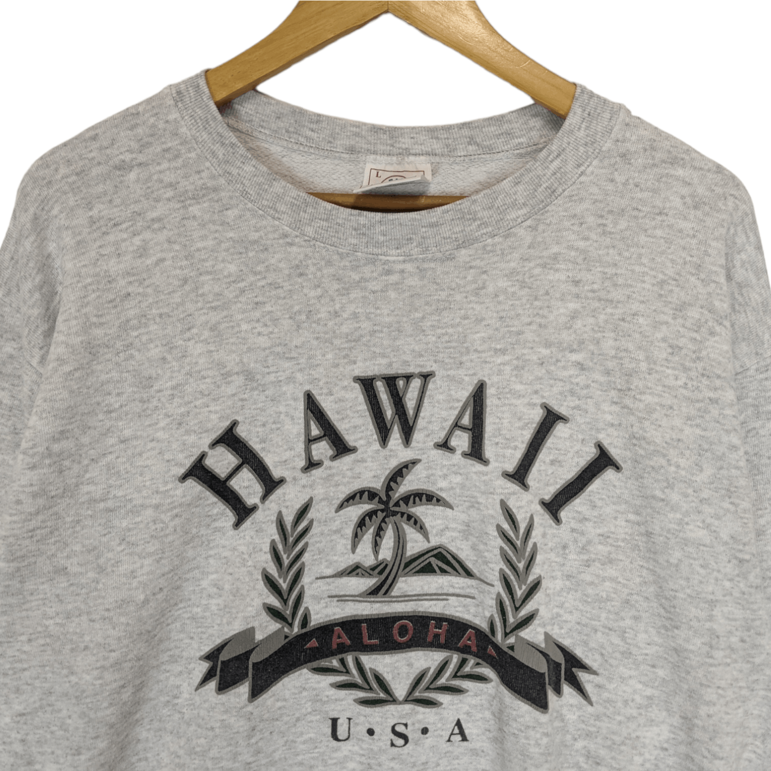 Delta Vintage 90's DELTA Hawaii Aloha Big Image Jumper Sweatshirt Size US L / EU 52-54 / 3 - 4 Thumbnail