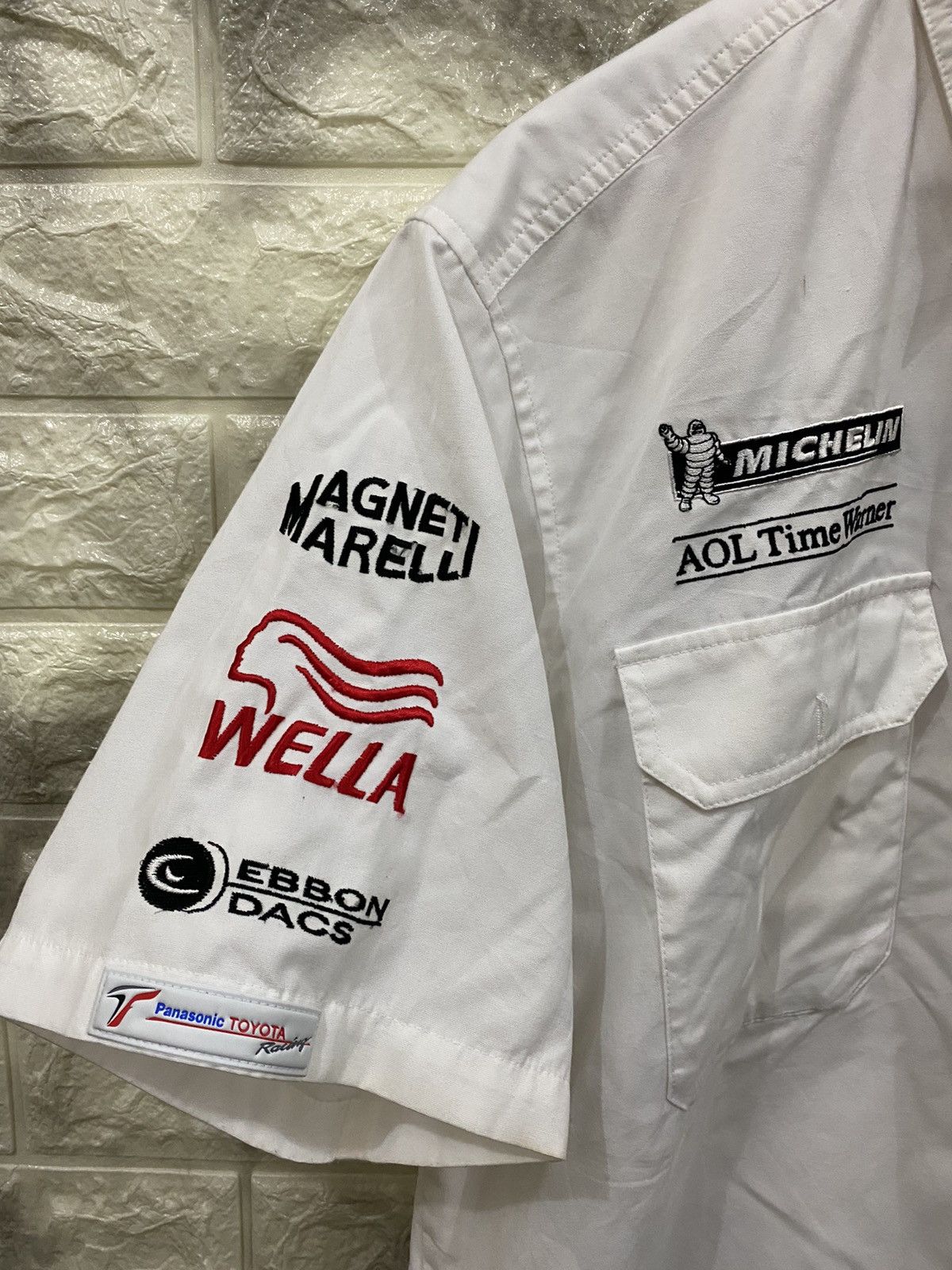 Vintage Vintage Penasonic Toyota Racing Button Shirt Size US L / EU 52-54 / 3 - 4 Thumbnail