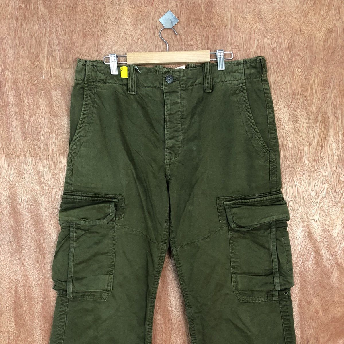 Gap DLL Gap Green Multipocket Tactical Cargo Pants #2664 Size US 34 / EU 50 - 2 Thumbnail