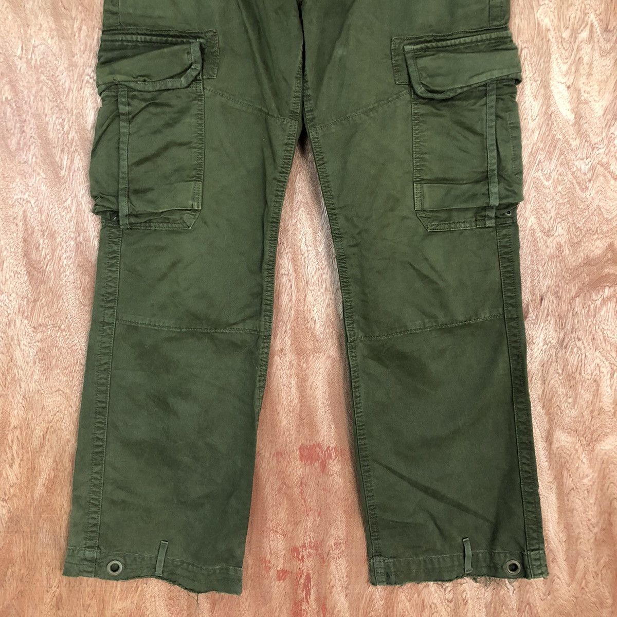 Gap DLL Gap Green Multipocket Tactical Cargo Pants #2664 Size US 34 / EU 50 - 3 Thumbnail