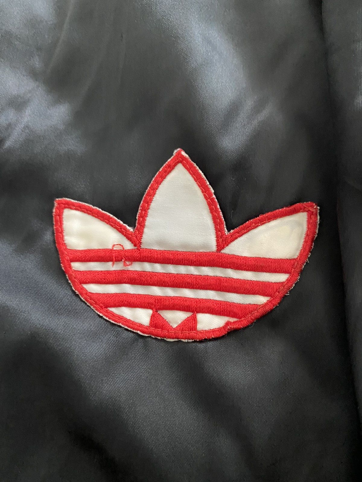 Adidas Vintage Big logo Adidas 80's Varsity Jacket rare Size US XL / EU 56 / 4 - 17 Thumbnail