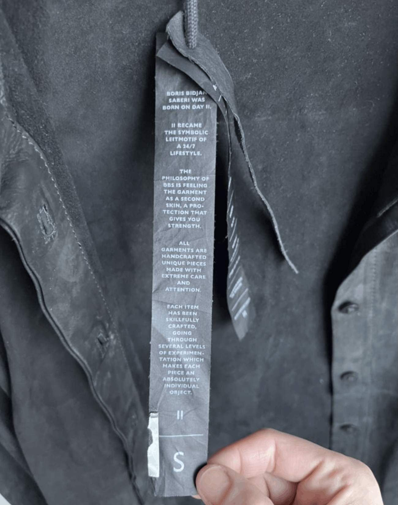Boris Bidjan Saberi AW 15-16 Veg Tan Reverse Leather 925 Silver Size XS / US 0-2 / IT 36-38 - 9 Thumbnail