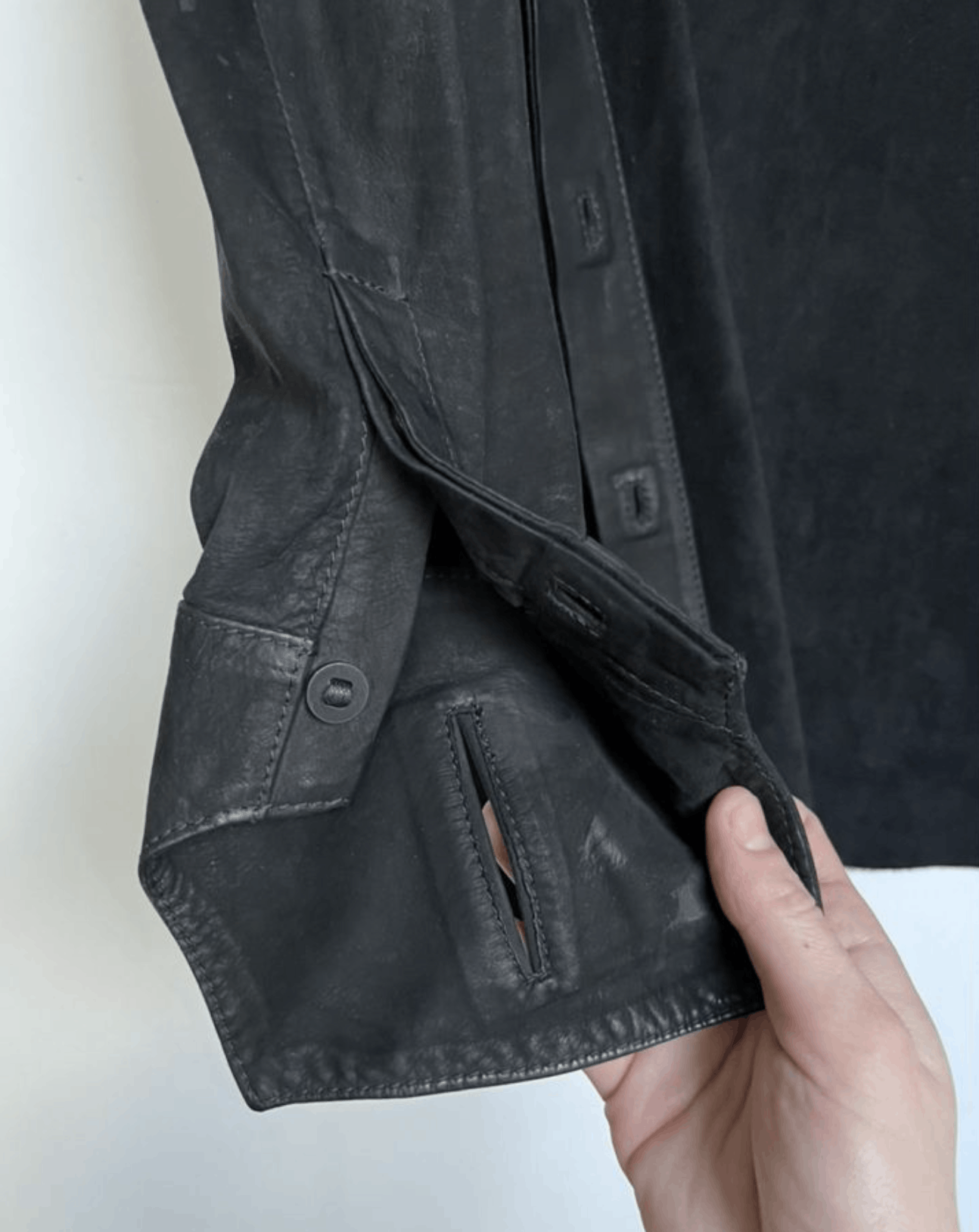 Boris Bidjan Saberi AW 15-16 Veg Tan Reverse Leather 925 Silver Size XS / US 0-2 / IT 36-38 - 4 Thumbnail
