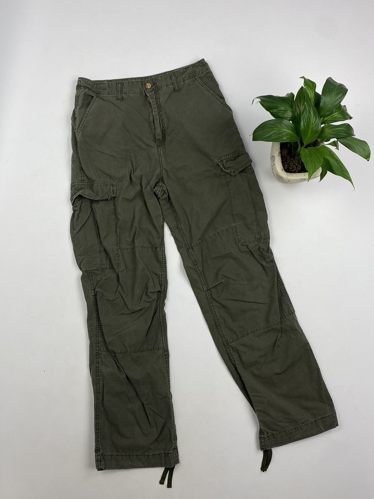 Carhartt × Carhartt Wip × Vintage Vintage Carhartt WIP Cargo Pants Travis Scott Style Size US 29 - 1 Thumbnail