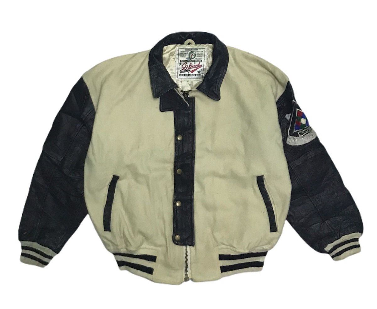 Vintage Vintage Hustler world champions varsity jacket Size US L / EU 52-54 / 3 - 2 Thumbnail