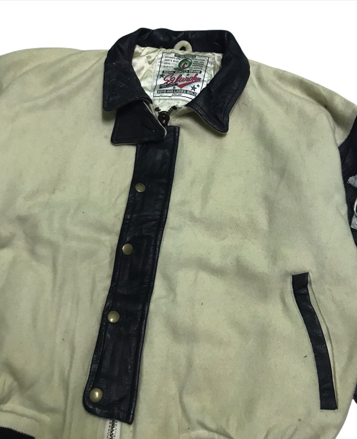Vintage Vintage Hustler world champions varsity jacket Size US L / EU 52-54 / 3 - 3 Thumbnail