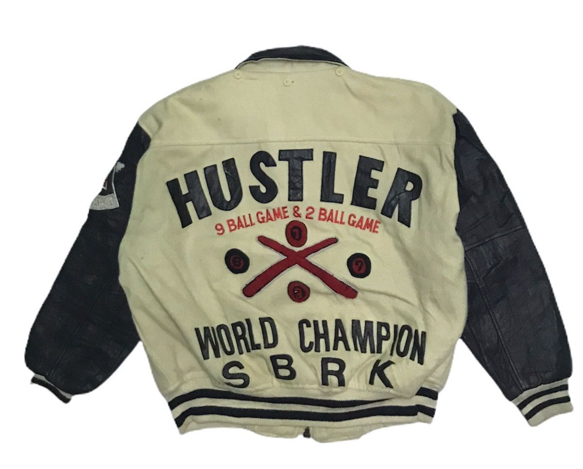 Vintage Vintage Hustler world champions varsity jacket Size US L / EU 52-54 / 3 - 1 Thumbnail