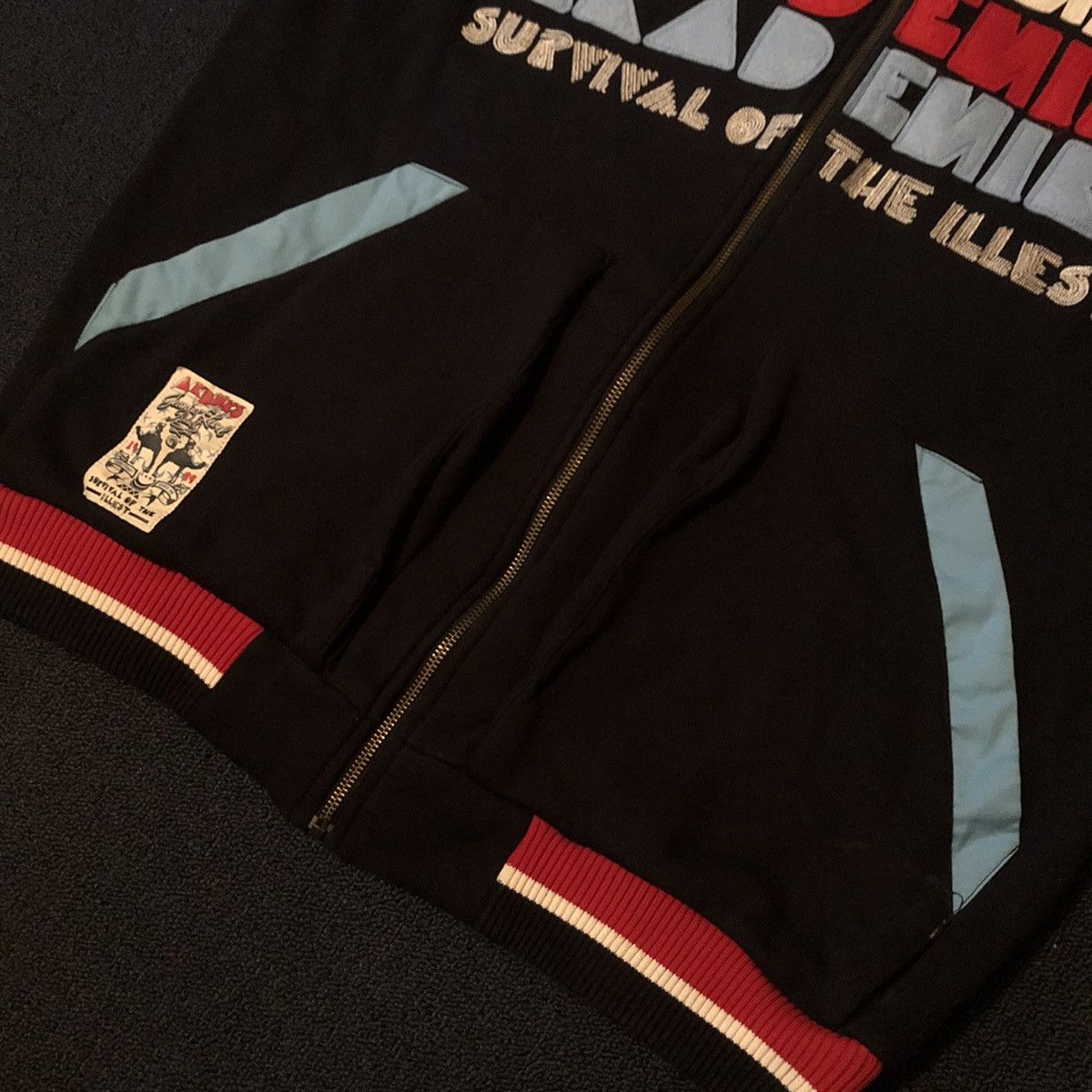 Akademiks Vintage Akademiks 1999 Survival Of The Illest Zip Up Jacket Size US XL / EU 56 / 4 - 5 Thumbnail