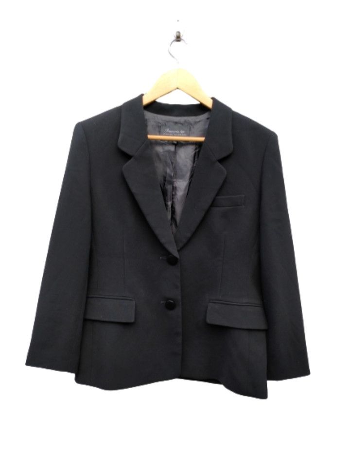 Designer × Pierre Balmain ⚡️Steals⚡️ Pierre Balmain Black Blazer Size 38R - 1 Thumbnail