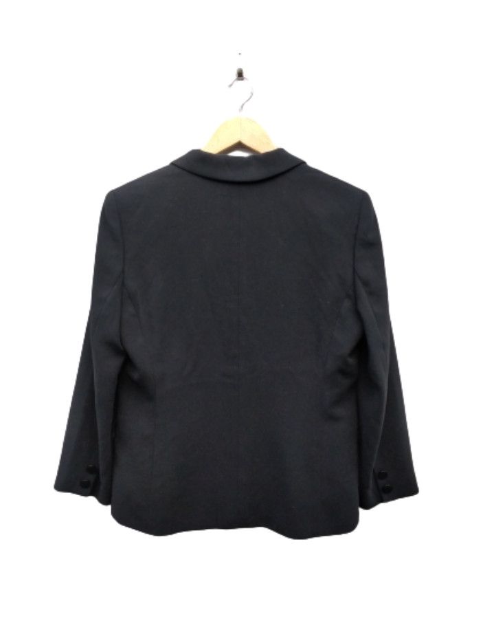 Designer × Pierre Balmain ⚡️Steals⚡️ Pierre Balmain Black Blazer Size 38R - 2 Thumbnail