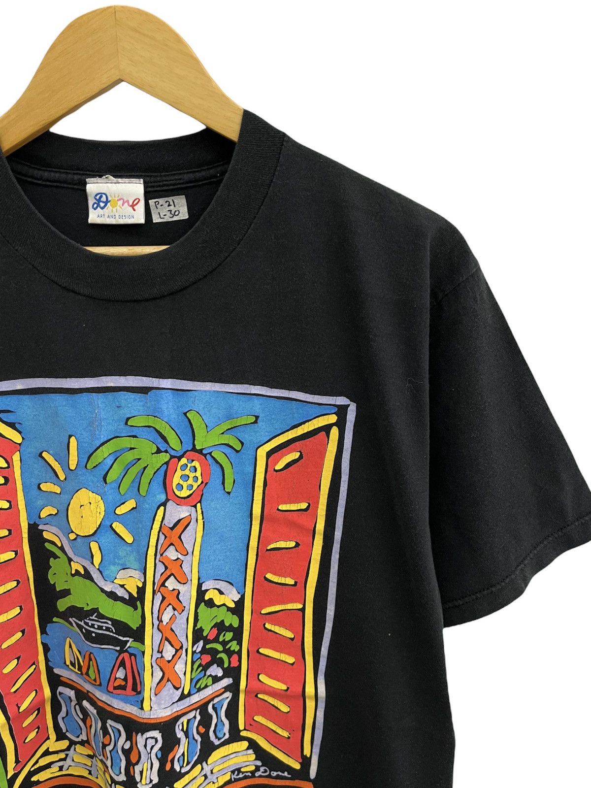 Vintage 🔥BEST OFFER🔥 Vintage 90s Ken Done Pop Arts Los Angeles Size US L / EU 52-54 / 3 - 4 Thumbnail