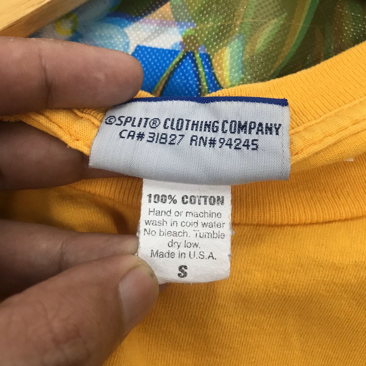 Split 🔥BEST OFFER🔥 Vintage 90s Split Skateboard T Shirt Size US S / EU 44-46 / 1 - 7 Thumbnail