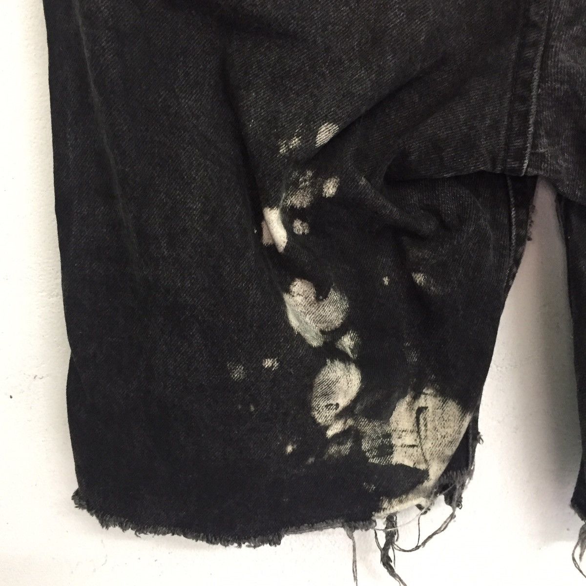 Levi's Punk Painted Style Levi’s Short Bottom Pant Size US 31 - 10 Thumbnail