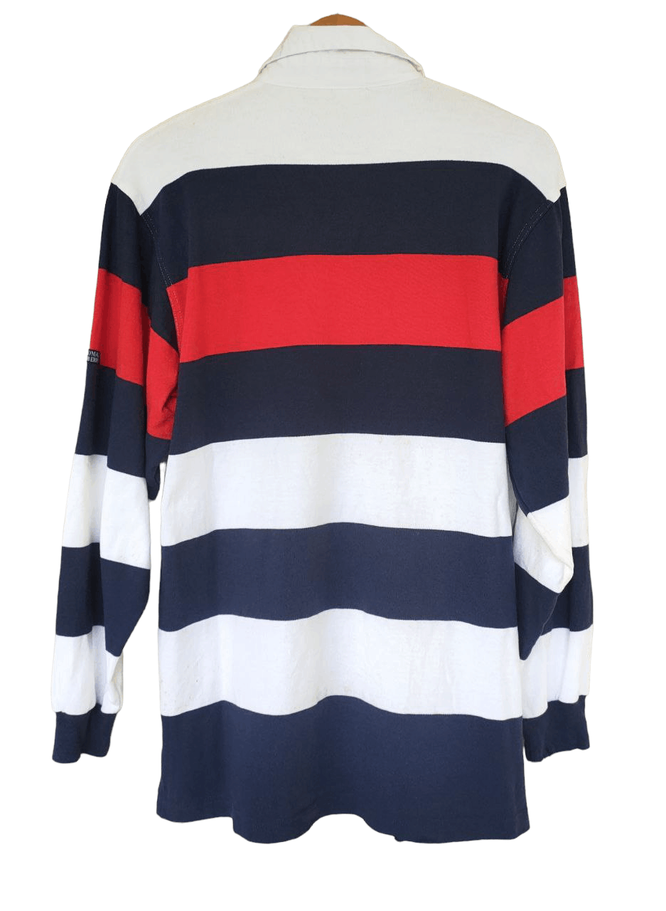 Burberry Deadstock Burberry Longsleeve Stripes Polo Size US M / EU 48-50 / 2 - 2 Thumbnail