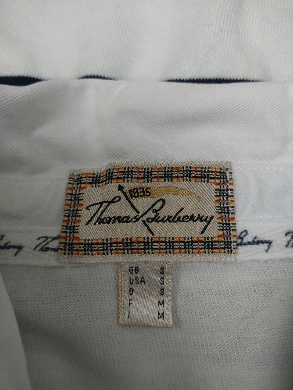 Burberry Deadstock Burberry Longsleeve Stripes Polo Size US M / EU 48-50 / 2 - 13 Thumbnail