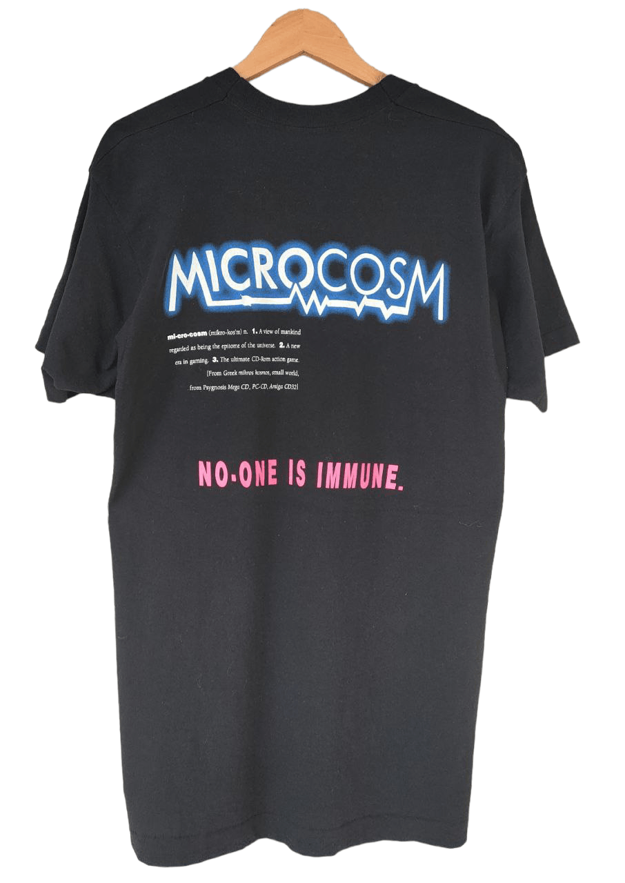 Vintage 80s Vintage Microcosm Backprint T Size US M / EU 48-50 / 2 - 1 Thumbnail
