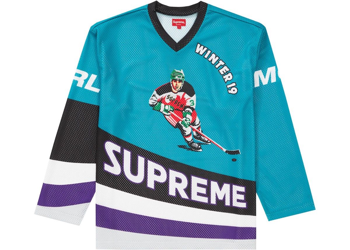 Supreme Supreme Crossover Hockey Jersey Size US L / EU 52-54 / 3 - 5 Thumbnail