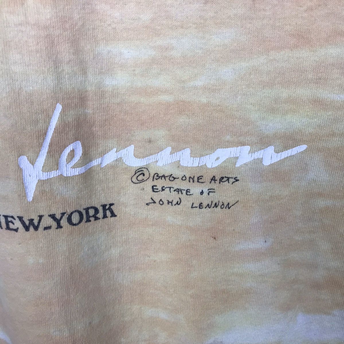 Band Tees × Vintage Vintage 90s JOHN LENNON “Bag One Arts” Promo UK Tour Tie Die Size US L / EU 52-54 / 3 - 6 Thumbnail