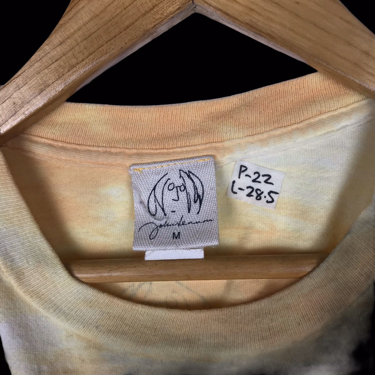 Band Tees × Vintage Vintage 90s JOHN LENNON “Bag One Arts” Promo UK Tour Tie Die Size US L / EU 52-54 / 3 - 8 Thumbnail