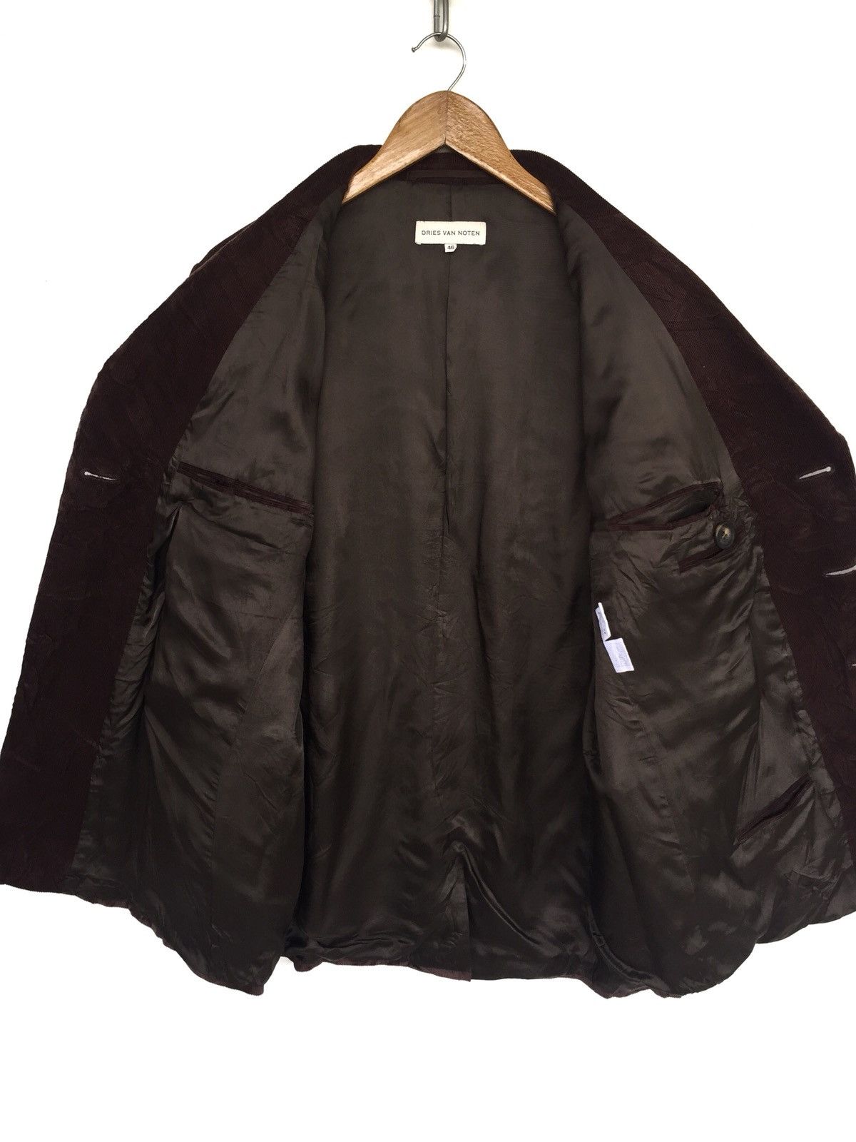 Dries Van Noten OG Dries van Noten Double Breast Velvet Overcoat Jacket Size US M / EU 48-50 / 2 - 7 Thumbnail